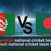 Afghanistan national cricket team vs Bangladesh national cricket team timeline