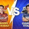 Sunrisers Hyderabad VS Gujarat Titans timeline